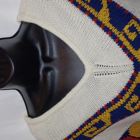 Vintage Chunky Knit Poncho Boho Sweater, It's a Fein Original - Picture 2 of 7